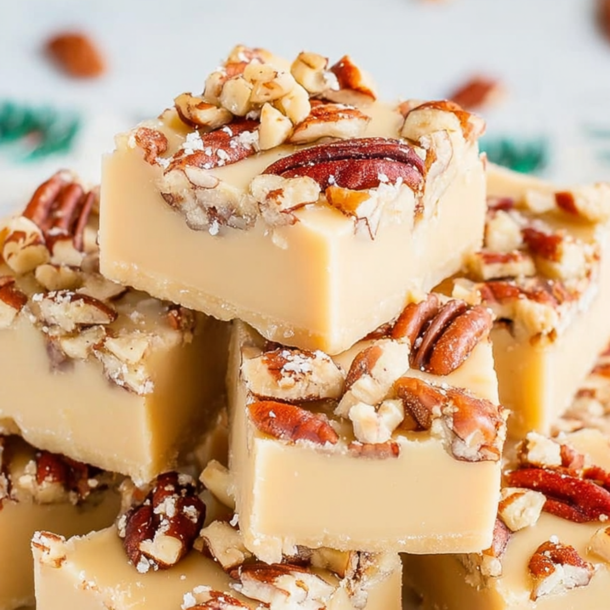 Sweet & Nutty Pecan Pie Fudge Bites