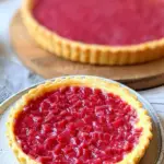 Sweet Rhubarb Custard Tart