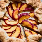 peach nectarine galette