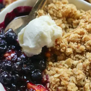 Blueberry Peach Crisp