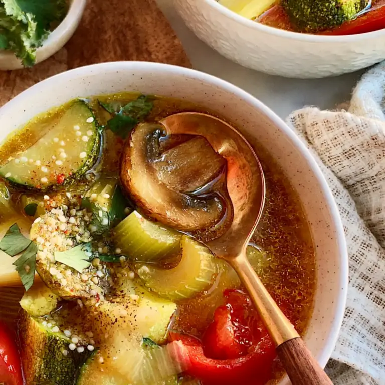 Baked Vegetable Soup