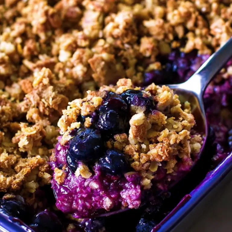 Blueberry Crisp