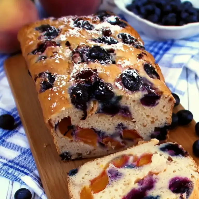 Blueberry Peach Bread