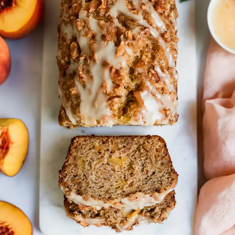 Cinnamon Peach Bread