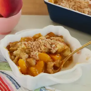 Fresh Southern Peach Cobbler