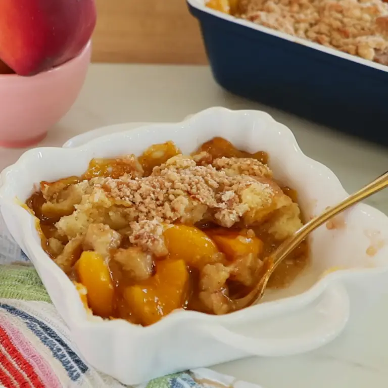 Fresh Southern Peach Cobbler