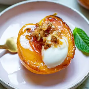 Honey Roasted Peaches