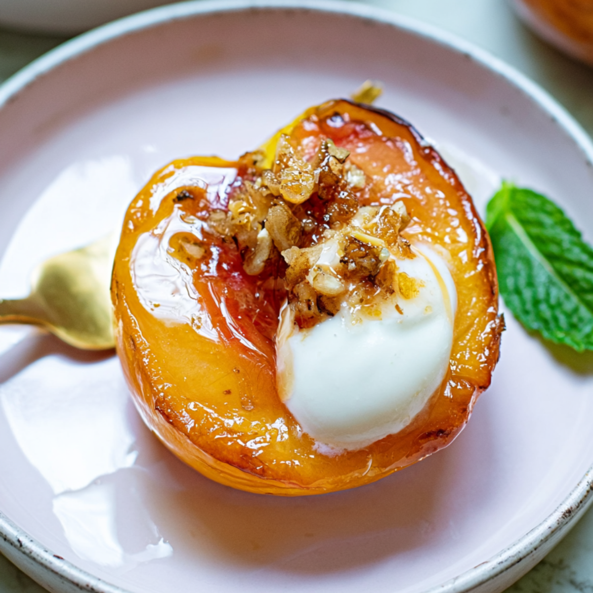 Honey Roasted Peaches