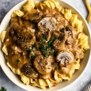 Mushroom Stroganoff
