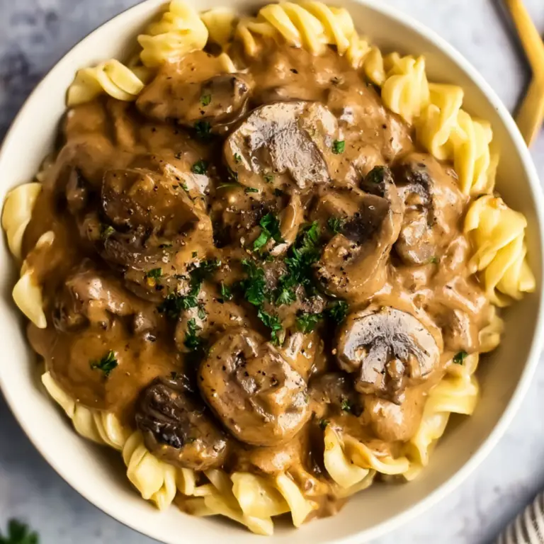 Mushroom Stroganoff