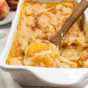 Peach Cobbler with Cake Mix