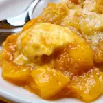 Peach Cobbler with Canned Peaches
