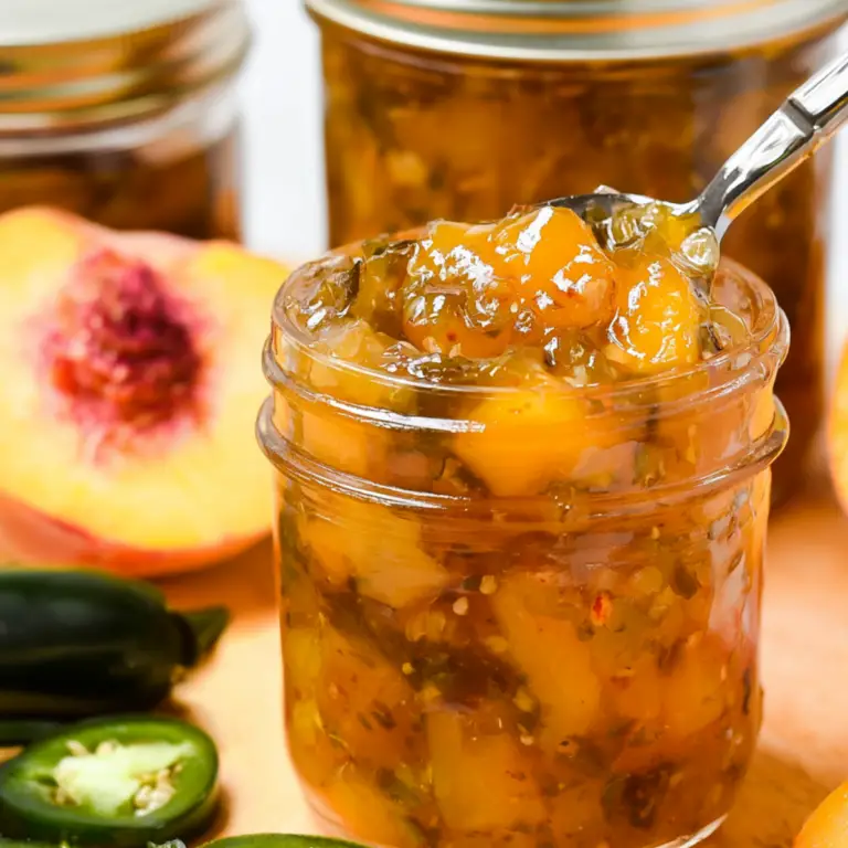 Peach Jalapeno Jam