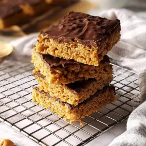 Peanut Butter Chocolate Rice Krispie Treats