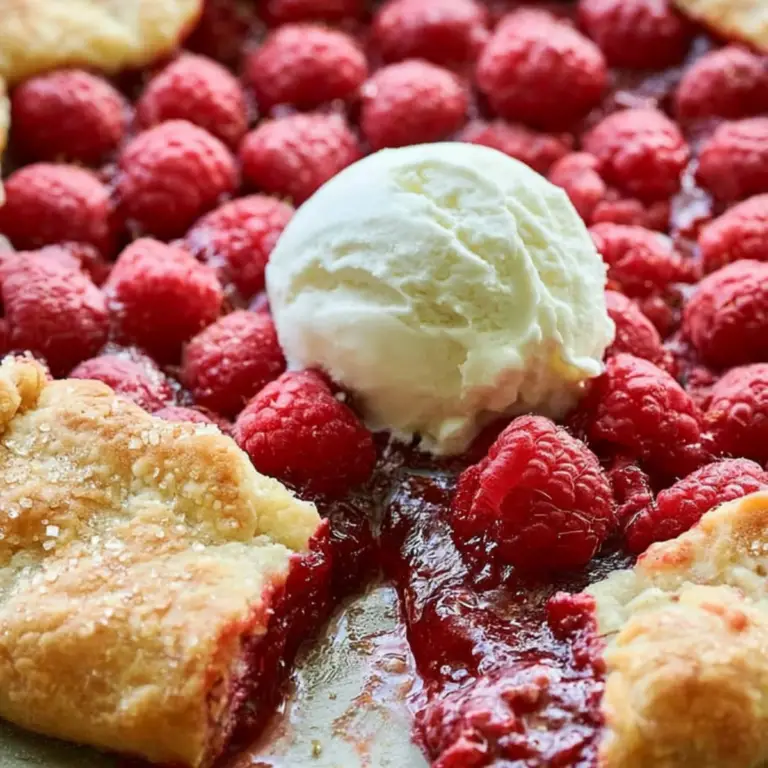 Raspberry Galette