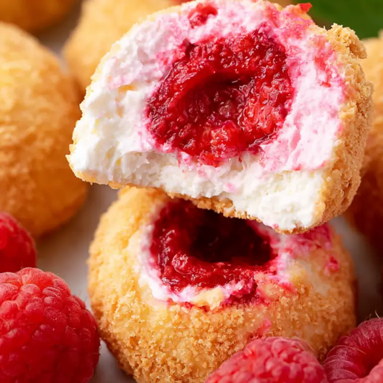 Raspberry No Bake Cheesecake Bites