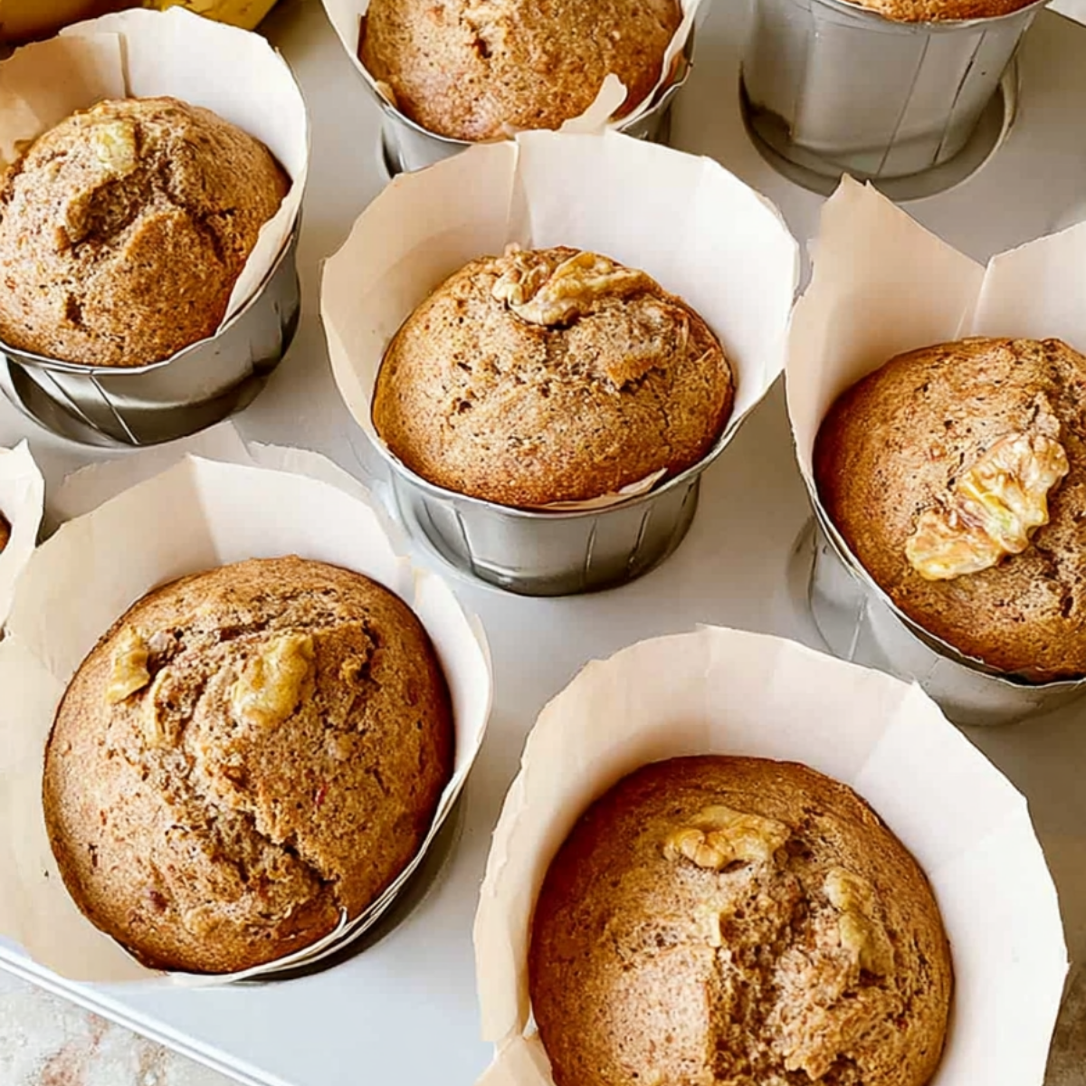 Sourdough Discard Banana Bread Muffins