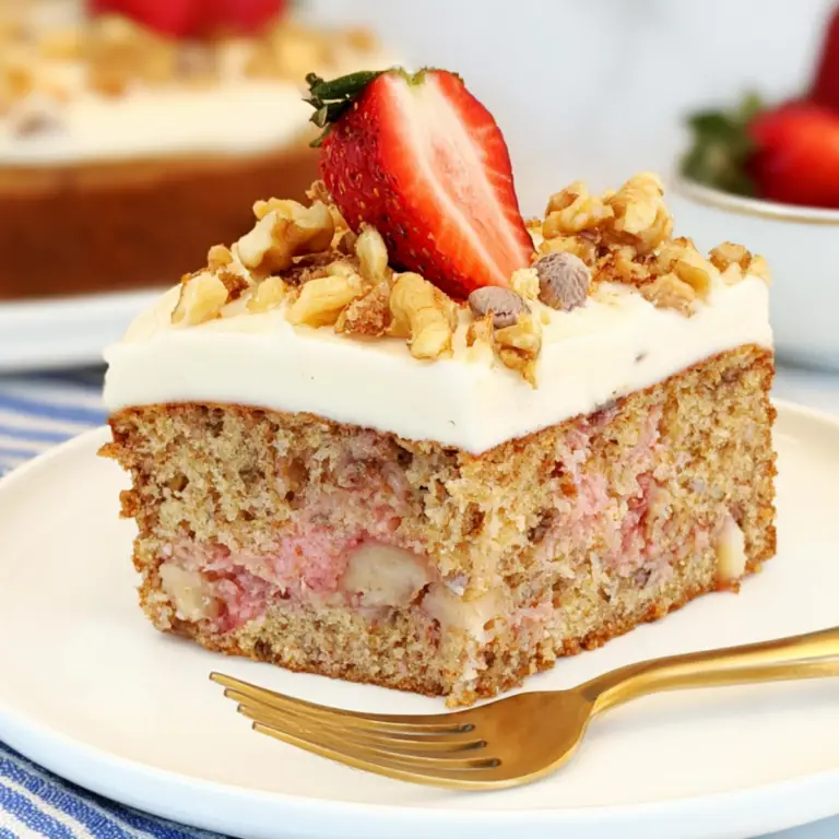 Strawberry Banana Cake