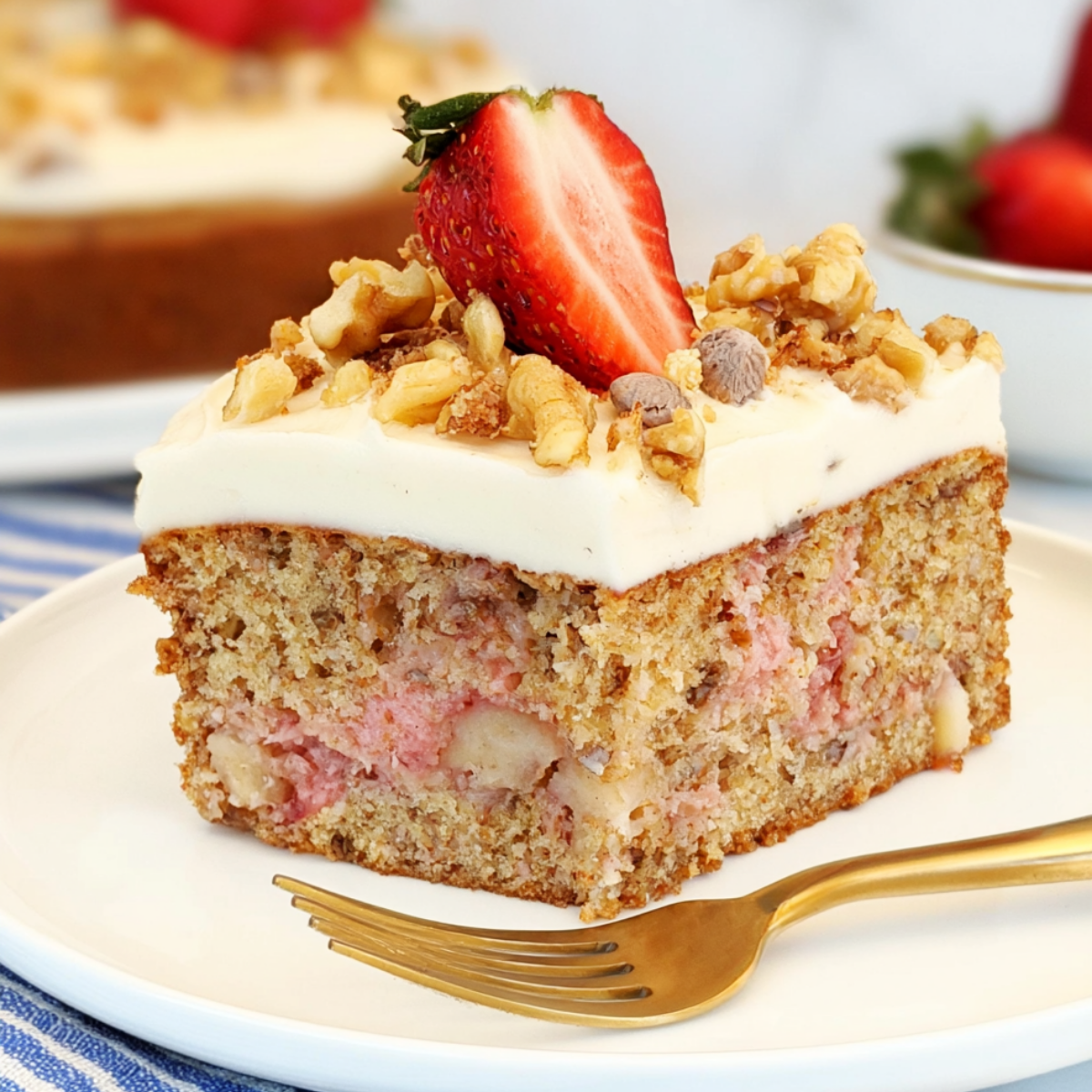 Strawberry Banana Cake