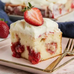 Strawberry Poke Cake