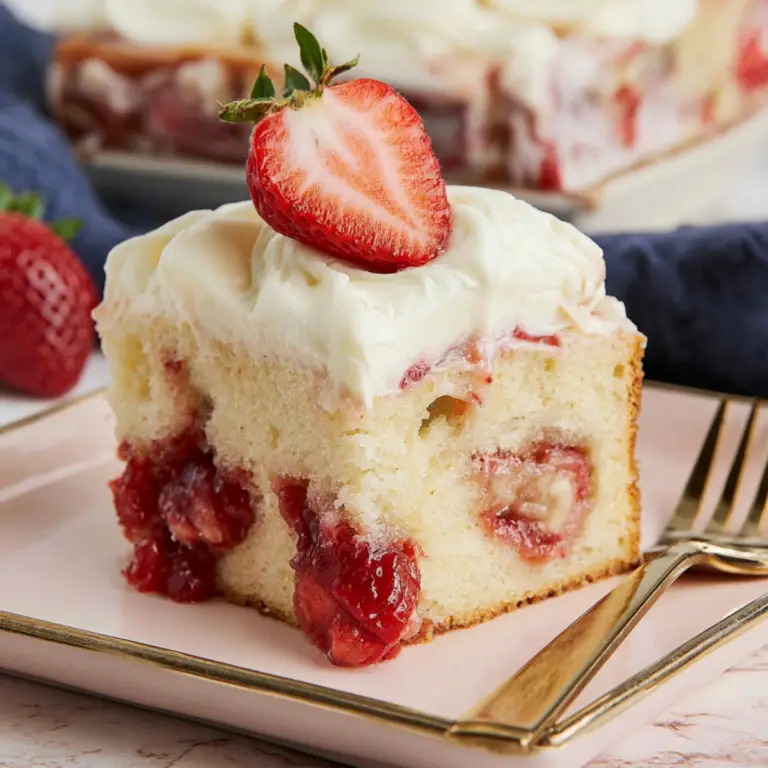 Strawberry Poke Cake