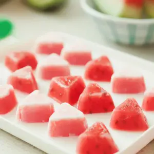 Watermelon Mochi