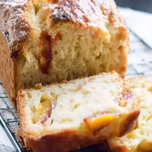 buttermilk peach bread